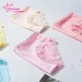 Muses Mall Fine Smooth Lace Panties Comfortable Lace Seamless Women's Briefs Moisture-wicking Butt-lifted Panties for Women Lace Underwear. 