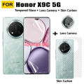 3 IN 1 Honor X9C 5G Hydrogel Soft Film for Honor X9B X9A Honor 200 Pro Screen Protector Camera Lens Glass and Back Film. 