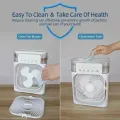 NEW Portable 3-in-1 Fan Air Conditioner Home Small Air Cooler LED Night Light Humidifier Air Conditioner Home Fan. 
