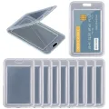Waterproof Transparent Card Cover Rigid Plastic Bus Card Holder Case Business Credit Cards Bank ID Card Sleeve ProtectBasketball. 