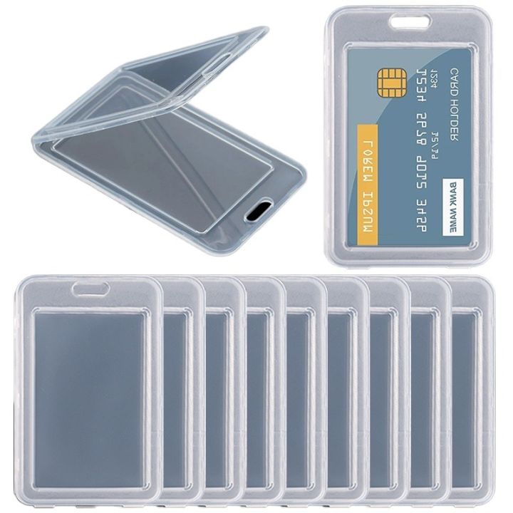 Waterproof Transparent Card Cover Rigid Plastic Bus Card Holder Case Business Credit Cards Bank ID Card Sleeve ProtectBasketball