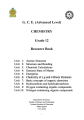 Chemistry Resource Book Unit (1-10) - Grade 12  (English Medium) - Black & White Laser Print. 
