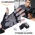 iFlashDeal Gym Fitness Gloves Breathable Sports Boxing Cycling Gloves Fast-Drying Half Finger Hand Protector Non-slip Weightlifting Training Gym Gloves for Women Men. 