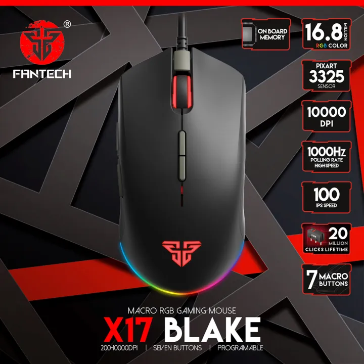 Fantech X17 BLAKE PRO [ Black ]