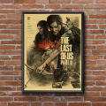 Hot The Last of Us Part 1 2 Poster Abby Ellie Retro Kraft Paper Prints Vintage Home Room Cafe Club Decor Art Wall Painting. 