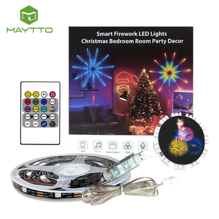 MAYTTO%20LED%20Strip%20Lights%20Dream%20Color%20Lamp%20Christmas%20Lights%205050%20RGB%20Strip%20Lights%20Smart%20Flexible%20LED%20Firework%20Lights%20Simulated%20Fireworks%20Sound%20%20%20Music%20Sound%20Sync%20Lights%20with%20APP%20Remote%20Control%20-%20Image%203