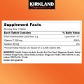 Kirkland Signature Chewable Vitamin C 500 Mg Tangy Orange Taste 500 Tablets. 