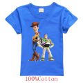 Kids 2-15y Toy Story T-shirts Disney cartoon woodprint Short Sleeve T shirt Boys Girls cotton tops tee shirts children clothes. 