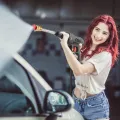 High pressure power washer gun, 24V cordless electric pressure washer, 435PSI battery pressure washer (for car), floor cleaning, flower water. 