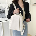 IELGY backpack women's all-match korean style fashion large-capacity casual lychee pattern backpack. 