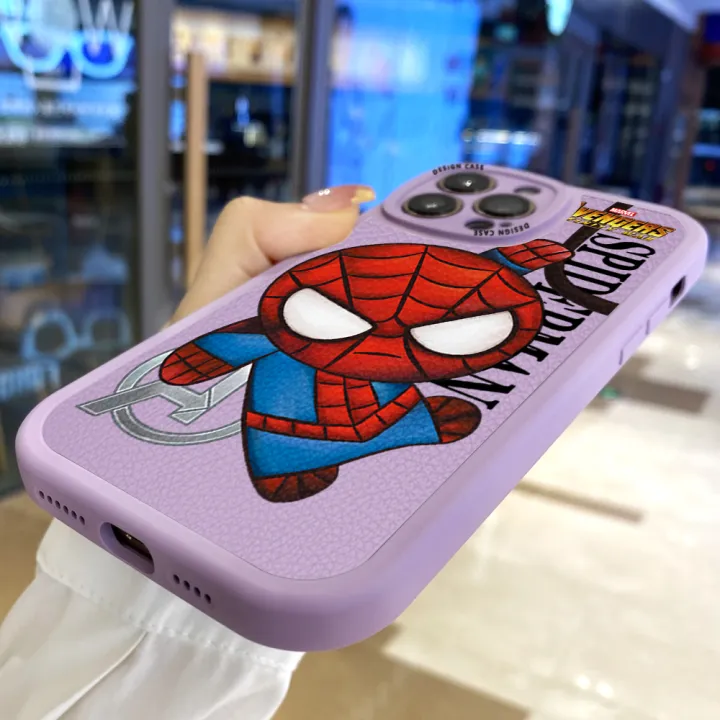 AMORVOR%20for%20iPhone%2013%20Back%20Cover%20Marvel%20Superhero%20Print%20PU%20Leather%20Case%20Soft%20Silicone%20Edge%20Phone%20Cases%20-%20Image%208