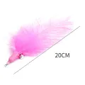 huanhuang® Telescopic Cat Teasing Interactive Stick Feather Wand with Bell Pet Supplies. 