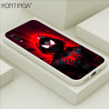 Hontinga for Huawei Y7 Pro 2019 Back Cover Red Spider Man Design Phone Case Square Soft Liquid Silicone Mobile Cover. 