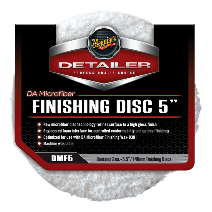 Meguiar's® DA Microfiber Finishing Disc - 5 Inch, DMF5, 2 Pack