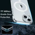 Magnetic For Magsafa Charging Case For iPhone 16 15 14 13 12 11 Pro XS Max XR SE 2 3 Mini Hybrid Silicone Hard Cover. 