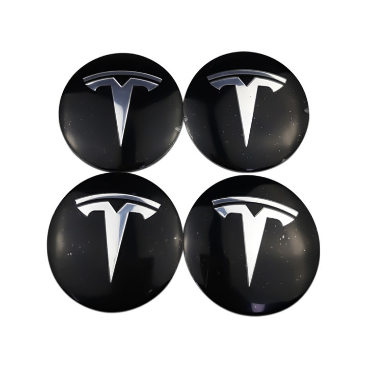 4Pcs%20Car%20Wheel%20Center%20Emblem%20Stickers%20Hubcap%20Badge%20Decals%20for%20Tesla%20Model%203%20Model%20X%20Model%20S%20Model%20Y%20Cybertruck%20-%20Image%202