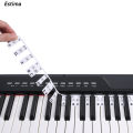 Piano Keyboard Note Labels 88 Keys / 61 Keys Removable Piano Notes Guide For Beginner Music Notes Sticker. 