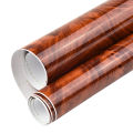 1 Roll Car Dashboard Panel High Glossy Wood Grain Vinyl Trim Film Maroon Sticker Decor Protector Car Interior Diy. 