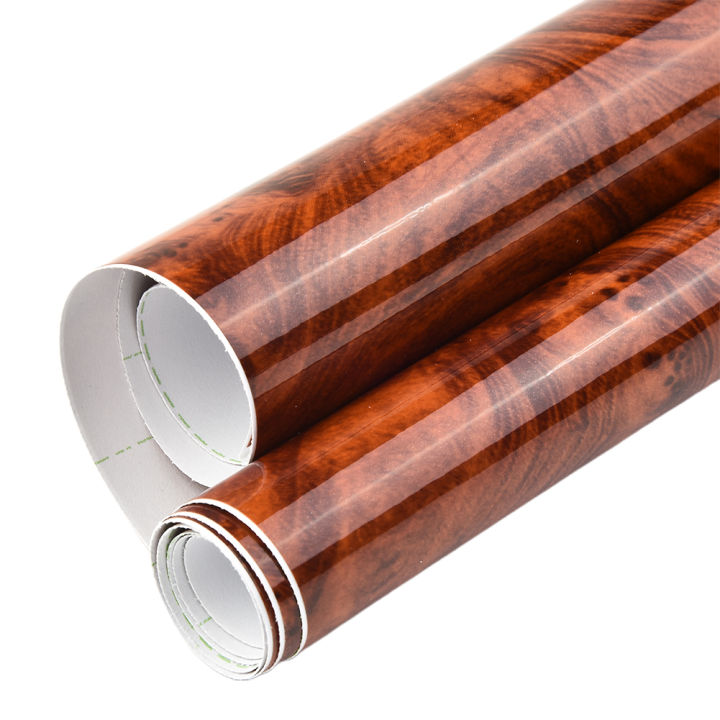 1%20Roll%20Car%20Dashboard%20Panel%20High%20Glossy%20Wood%20Grain%20Vinyl%20Trim%20Film%20Maroon%20Sticker%20Decor%20Protector%20Car%20Interior%20Diy%20-%20Image%203