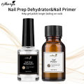 Monja 15ML Nail Prep Dehydrator Nail Primer Air Dry Long Lasting for Polish   Free Grinding Professional Manicure Tool. 