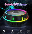UFO-R Cool Storm Hydraulic Bearing RGB CPU Air Cooler Fan For AMD Intel. 