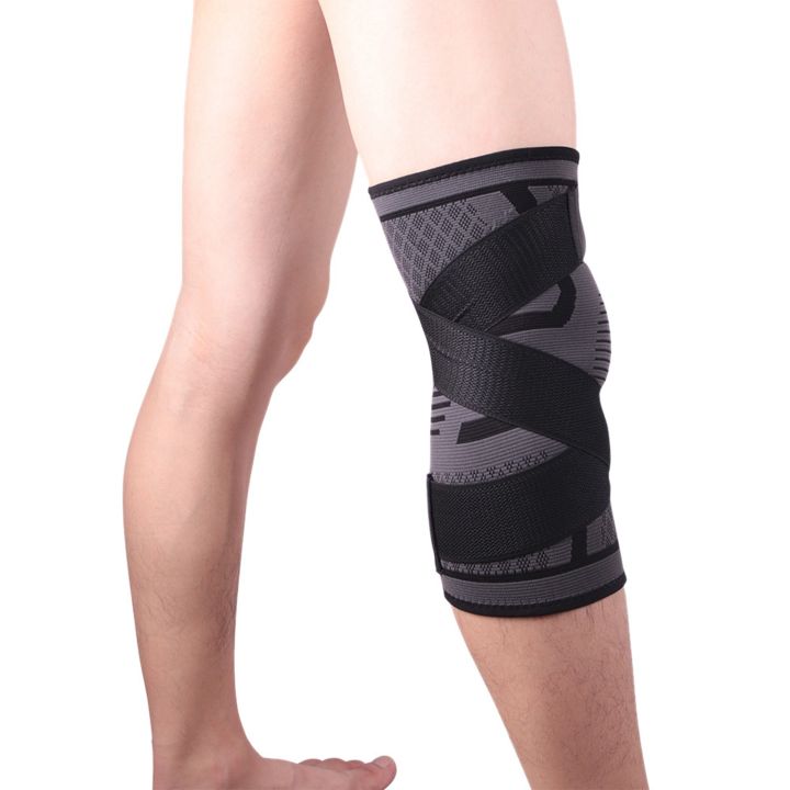 Skdk%202%20Pcs%20Adjustable%20Knee%20Brace%20Support%203D%20Compression%20Gym%20Pain%20Relief%20Knee%20Pads%20Sleeve-L%20&%20Xl%20-%20Image%205