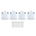 4pcs Self-resetting Normally Closed Switch Wardrobe Switch Cup Board Doors Sliding Doors Universaliy Control Switches. 