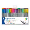 STAEDTLER® Triplus Fineliner 334 TB60 Triangular Fineliner 60 Set. 
