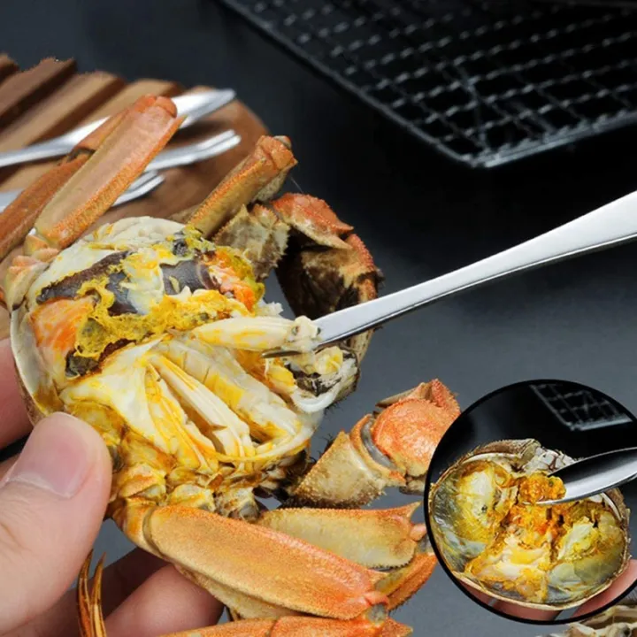 OYPFXMI%206Pcs%20Seafood%20Tools%20Set%20Including%202%20Forks%202%20Lobster%20Crackers%20Nut%20Cracker%20,Crab%20Crackersand%202%20Lobster%20Crab%20Mallets%20-%20Image%206