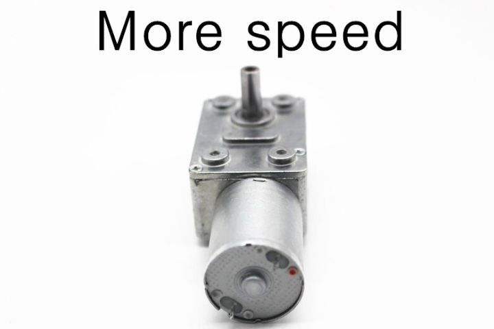 12v Motor 1-230r/min DC 6V 24V Gear Motor High Torque Reduction Motor Self-lock 12v Geared Worm Motor 12V 10RPM-12V 10rpm