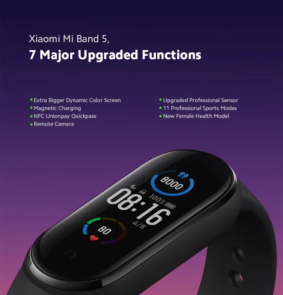 Xiaomi Mi Smart Band Smart Watch Sports Bracelet Dynamic Color