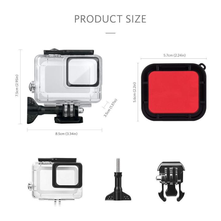 Housing%20Case%20for%20GoPro%20Hero%207%20Waterproof%20Case%20Diving%20Protective%20Housing%20Shell%2045m%20with%20Bracket%20Accessories%20for%20Action%20Camera%20-%20Image%205