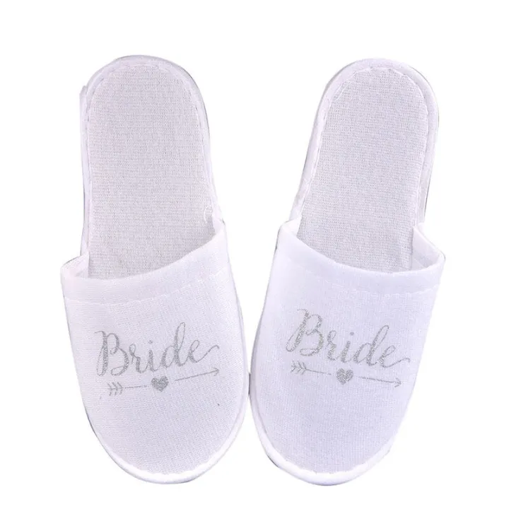 【WEJA】Dragon 1Pair Bride Wedding Decoration Bridesmaid Party Slippers Ladies Party Supplies