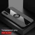 【ALLGOOD】For Samsung Galaxy A50 A30s A50s Case Fabric Cloth Back Case With Metal Finger Ring Holder Matte Protective Sweat-proo Hard PC Cover Phone Case Shockproof Cases Coque Handphone Hard Case For Boys Girls Men Women. 