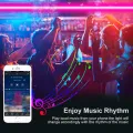 Auoyo LED Strip Lights RGB LED Lights String Lighting Flexible Strip Light APP Music Control Lamp Outdoor IP65 Waterproof Indoor Hotel TV Background Christmas Home Party Birthday Decoration 2M/5M. 