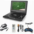 9.8Inch 16:9 Widescreen DVD player 270° LCD Screen Home Car TV DVD Player Portable VCD Compact Disc MP3 Viewer Game Function. 