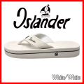 Islander 'White/White' Men's non-slip rubber soles slippers 100% Authentic and Original (Makapal). 