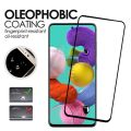 Samsung A10S Full Glue Tempered Glass Screen Protector - Black Border. 