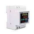 Multi Function Meter DIN Rail mount Voltage Current Power Energy kWh Power factor Frequency Active power CT Coil Meter. 