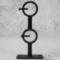 Adjustable Double Curtain Rod Brackets for Diameter Below 1.1 Inch. 