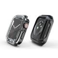 Transparent Two-color Armor Case For Apple Watch Series 6 & SE & 5 & 4 44mm. 