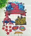 Spiderman Theme Picture Cake Topper  102. 