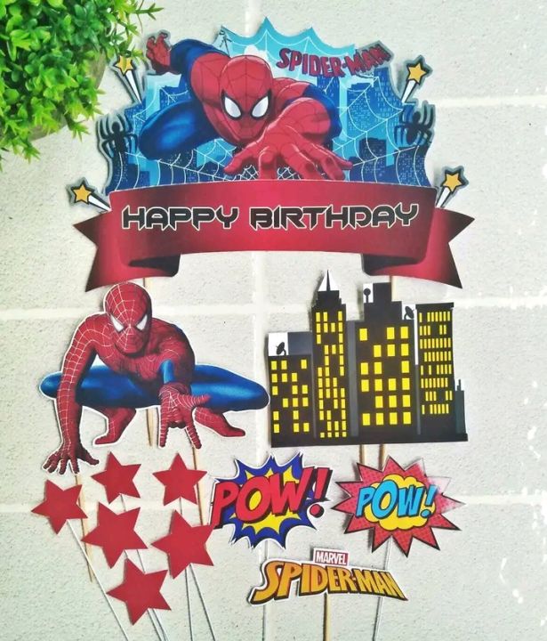 Spiderman%20Theme%20Picture%20Cake%20Topper%20%20102%20-%20Image%203