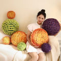 Mid Autumn Festival Mooncake Pillow Plush Toy Lotus Moon Cake Doll Activity Prop Company Gift. 