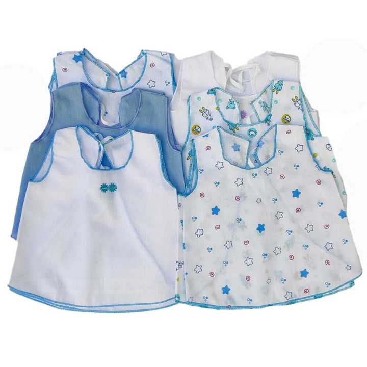 Newborn Baby Frocks 10Pcs 100% Cotton [Hospital Pack Item]