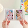 3-inch Photocard holder Photocard Sweet Stationary Love heart Cute Hollow Kpop album for Love-themed Card storage Kpop. 