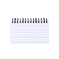 【ZOSR】50 Sheets Index Cards Ruled Flash Cards With Double Covers Record Revision Note Paper With Spiral For School Office Household Memory Learning Taking To Do List. 