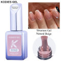 Original KODIES GEL Manicure Structure Gel Nail Polish 15ML Natural Beige 2 IN 1 Rubber Base Gellak UV Primer Paint Opal Color Varnish. 