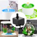 5V Ultra-quiet Mini Brushless USB Water Pump with Power Cord Waterproof for Submersible Fountain Pond Aquarium Fish Tank. 