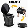 1Set Outdoor Camping Potty and Emergency Mini Toilet Foldable Travel Car Toilet Plastic. 